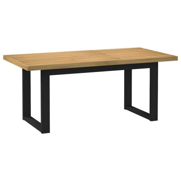 vidaXL Τραπεζαρία "NOAIN" Πόδια σε σχήμα U 180x90x75cm 1 τεμ.