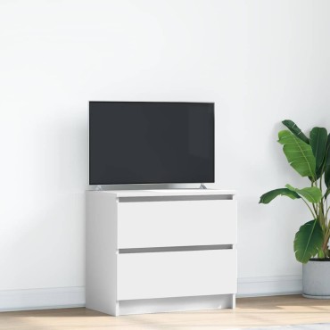 ντουλάπι τηλεόρασης vidaXL Λευκό 60x35x54cm Κατασκευασμένο ξύλο
