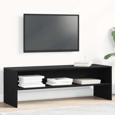 ντουλάπι τηλεόρασης vidaXL Μαύρη βελανιδιά 120x40x40cm