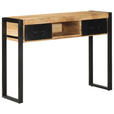 vidaXL Τραπέζι κονσόλας 100x35x75cm Στερεό ακατέργαστο ξύλο Mango