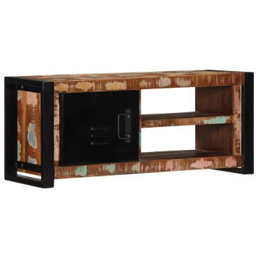 ντουλάπι τηλεόρασης vidaXL 80x30x35cm από μασίφ ξύλο αναγεννημένο