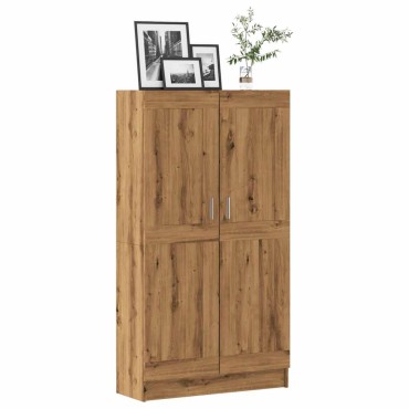 vidaXL Βιβλιοθήκη Artisan Δρυς 82,5x30,5x150cm Επεξεργασμένο Ξύλο 1 τεμ.