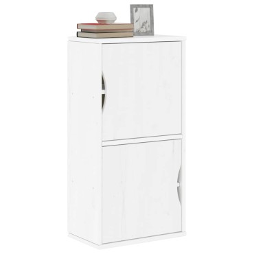 vidaXL Βοηθητικό Ντουλάπι ODDA Λευκό 40x24x79cm από Μασίφ Ξύλο Πεύκου 1 τεμ.