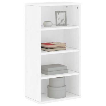 vidaXL Βοηθητικό Ντουλάπι ODDA Λευκό 40x24x79cm από Μασίφ Ξύλο Πεύκου 1 τεμ.