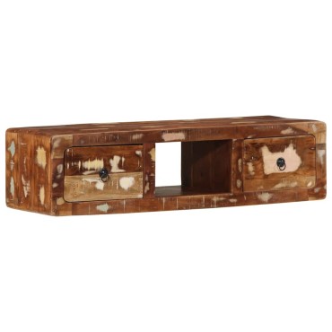vidaXL Έπιπλο Τηλεόρασης 100x32x25cm από Μασίφ Ανακυκλωμένο Ξύλο 1 τεμ.