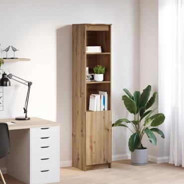 vidaXL Ντουλάπι Αρτισιανή Δρυς 37,5x35x180cm από Επεξεργασμένο Ξύλο 1 τεμ.