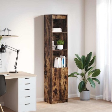 vidaXL Ντουλάπα Καπνιστή δρυς 37,5x35x180cm Επεξεργασμένο Ξύλο 1 τεμ.