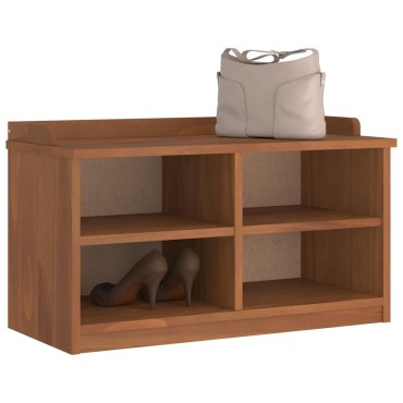 vidaXL Πάγκος διαδρόμου "SANDNES" 87x40x50cm Πεύκο μασίφ ξύλο 1 τεμ.