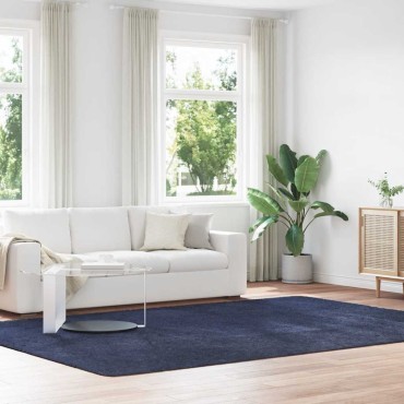 vidaXL Χαλί Shaggy με Ψηλό Πέλος NAVARRA Ναυτικό 240x340cm