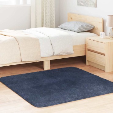 vidaXL Χαλί Shaggy με Ψηλό Πέλος NAVARRA Ναυτικό 120x120cm