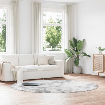 vidaXL Χαλί Shaggy με Ψηλό Πέλος NAVARRA Ανοιχτό Γκρι 240x240cm