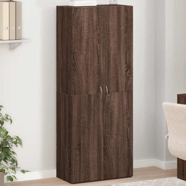 vidaXL ντουλάπι αρχείων καφέ δρυς 60x32x153cm Κατασκευασμένο ξύλο
