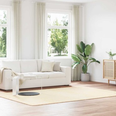 vidaXL Χαλί Shaggy με Ψηλό Πέλος NAVARRA Κρέμα 200x290cm πολυεστέρας