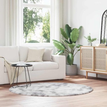 vidaXL Χαλί Shaggy με Ψηλό Πέλος NAVARRA Ανοιχτό Γκρι 160x160cm