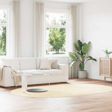 vidaXL Χαλί Shaggy με Ψηλό Πέλος NAVARRA Κρέμα 300x200cm πολυεστέρας
