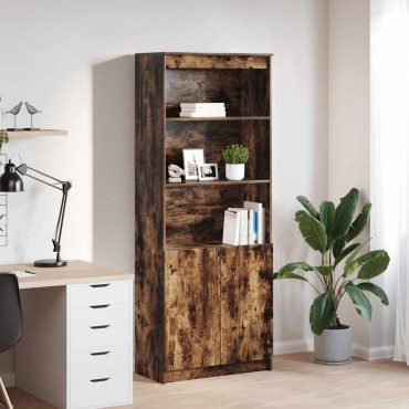 vidaXL Ντουλάπα Καπνιστή Δρυς 70x35x180cm από Επεξεργασμένο Ξύλο 1 τεμ.