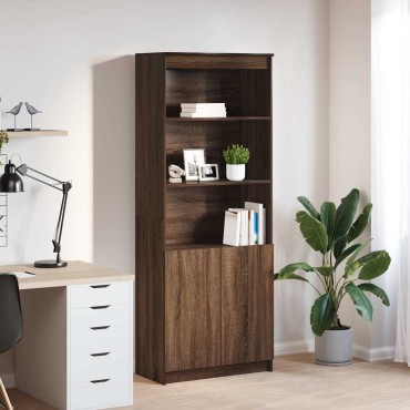 vidaXL Ντουλάπι Καφέ Δρυς 70x35x180cm από Επεξεργασμένο Ξύλο 1 τεμ.