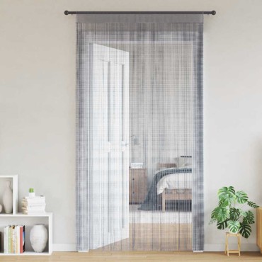 vidaXL Κουρτίνες με Κρόσσια 2 τεμ. Ανοιχτό Γκρι 140x250cm