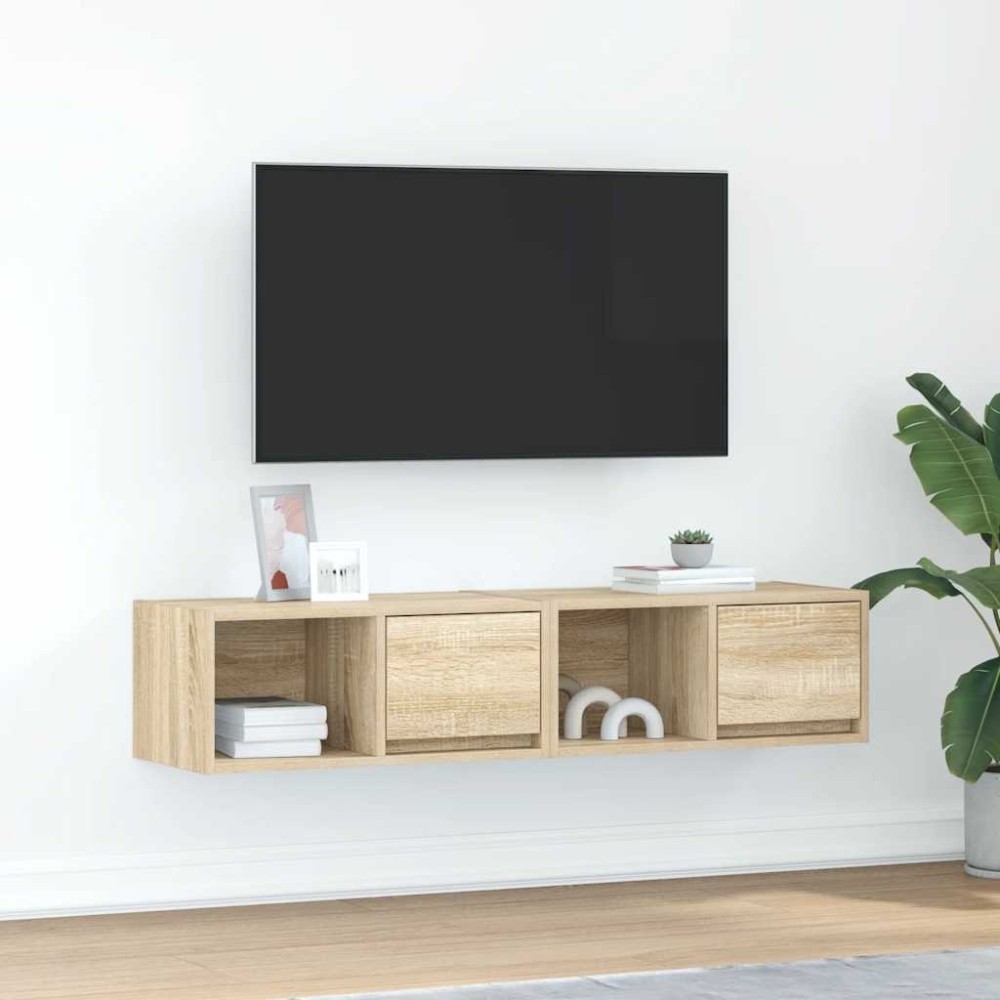 vidaXL Έπιπλα Τηλεόρασης 2 τεμ. 60x31x25,5cm Επεξεργασμένο Ξύλο