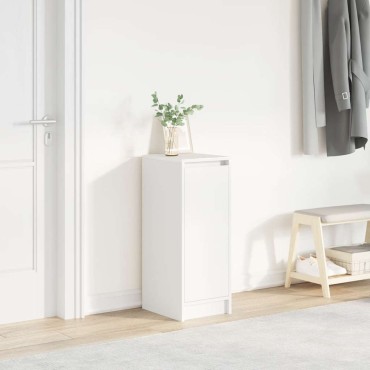 vidaXL Παπουτσοθήκη Λευκή 29,5x34x76cm από Επεξεργασμένο Ξύλο