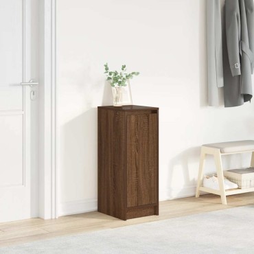 vidaXL Παπουτσοθήκη Καφέ Δρυς 29,5x34x76cm από Επεξεργ. Ξύλο