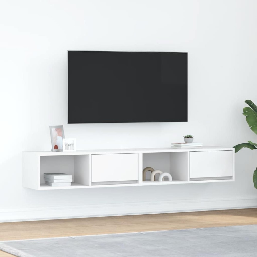 vidaXL Έπιπλα Τηλεόρασης 2 τεμ. 80x31x25,5cm Επεξεργασμένο Ξύλο