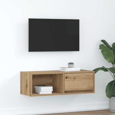 vidaXL Έπιπλο Τηλεόρασης 80x31x25,5cm Επεξεργασμένο Ξύλο