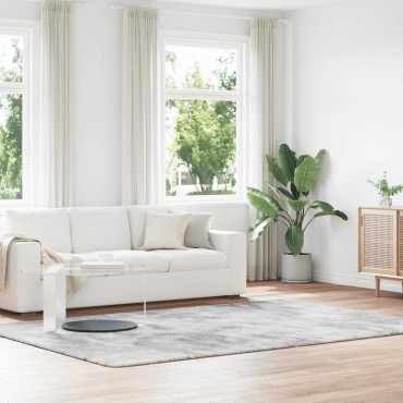 vidaXL Χαλί Shaggy με Ψηλό Πέλος NAVARRA Ανοιχτό Γκρι 200x290cm