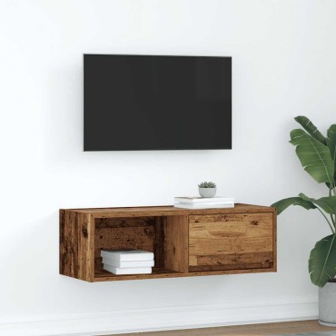 vidaXL Έπιπλο Τηλεόρασης Παλιό Ξύλο 80x31x25,5cm Επεξεργασμένο Ξύλο
