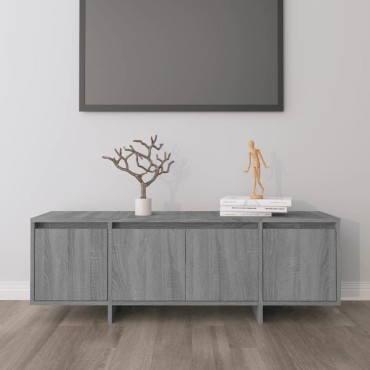 vidaXL Έπιπλο Τηλεόρασης Γκρι Sonoma 120x30x40,5cm από Μοριοσανίδα
