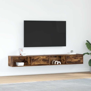 vidaXL Έπιπλα Τηλεόρασης 2 τεμ. 100x31x25,5cm Επεξεργασμένο Ξύλο