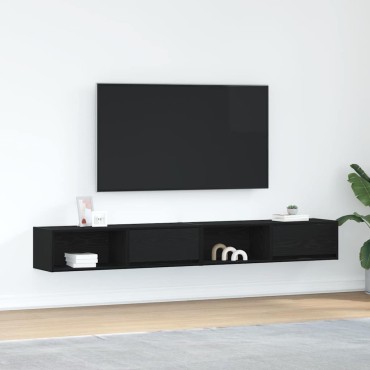 vidaXL Έπιπλα Τηλεόρασης 2 τεμ. 100x31x25,5cm Επεξεργασμένο Ξύλο