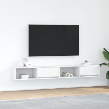 vidaXL Έπιπλα Τηλεόρασης 2 τεμ. 100x31x25,5cm Επεξεργασμένο Ξύλο