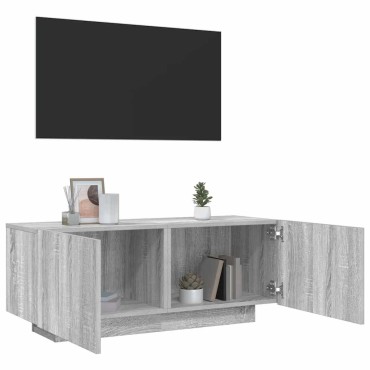 vidaXL Έπιπλο Τηλεόρασης Γκρι Sonoma 100x35x40cm από Επεξεργ. Ξύλο