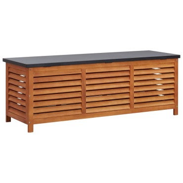 vidaXL Μπαούλο Αποθήκευσης Κήπου 150x50x55cm Μασίφ Ξύλο Ευκαλύπτου 1 τεμ.