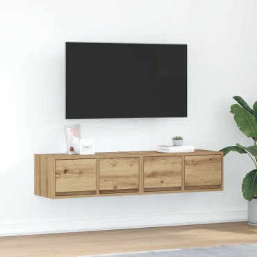 vidaXL Έπιπλα Τηλεόρασης 2 τεμ. 60x31x25,5cm Επεξεργασμένο Ξύλο