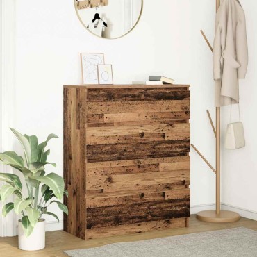 vidaXL Sideboard Παλιό ξύλο 80x35x99cm Ξύλο μηχανής 1 τεμ.