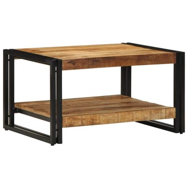vidaXL Τραπεζάκι σαλονιού 70x50x38cm Στερεό ακατέργαστο ξύλο Mango 1 τεμ.