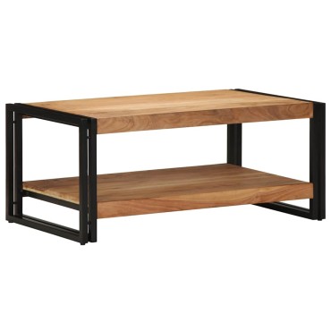 vidaXL Τραπεζάκι σαλονιού 90x50x38cm μασίφ ξύλο ακακίας 1 τεμ.