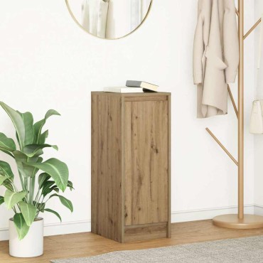 vidaXL Ντουλάπι τεχνίτης Δρυς 29,5x34x76cm Επεξεργασμένο Ξύλο 1 τεμ.