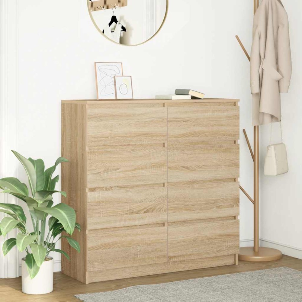 vidaXL Ντουλάπι Sonoma Δρυς 100x35x99cm από Επεξεργασμένο Ξύλο 1 τεμ.