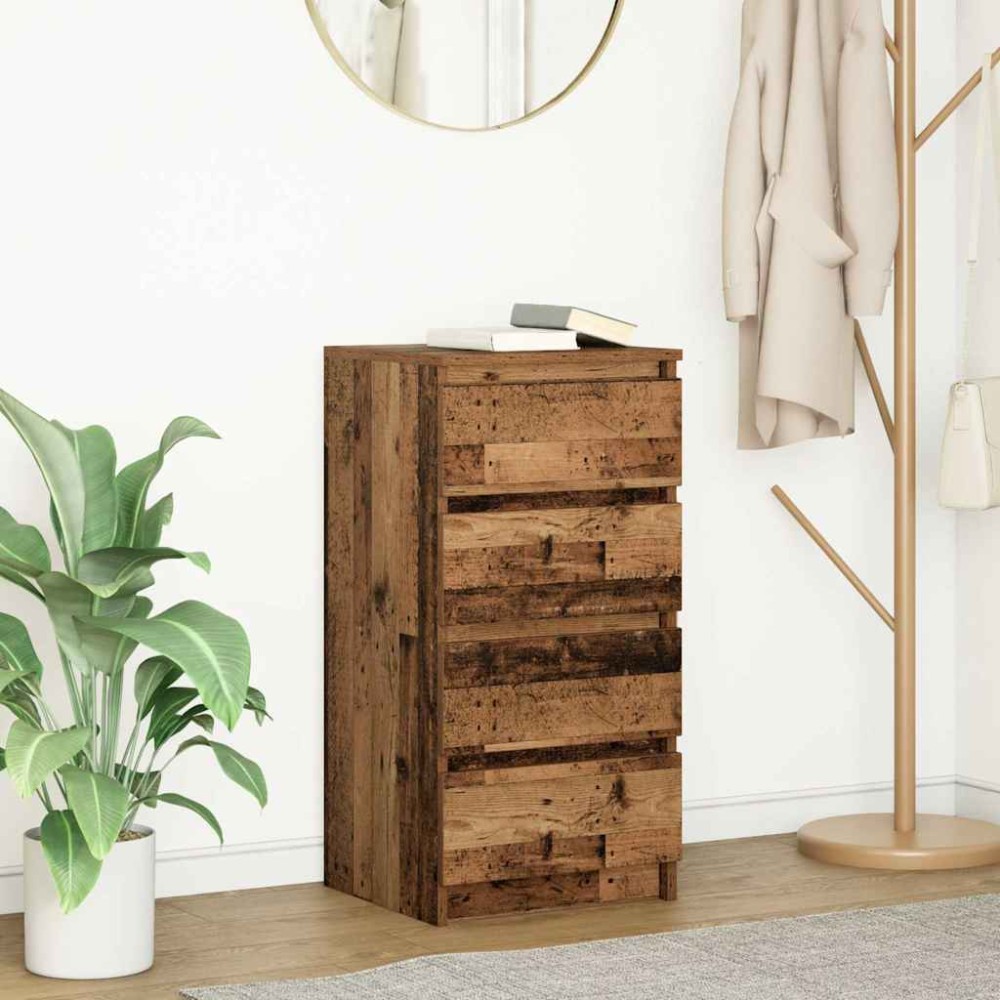 vidaXL Ντουλάπι Όψη Παλαιού Ξύλου 37,5x35x76cm από Επεξεργασμένο Ξύλο 1 τεμ.