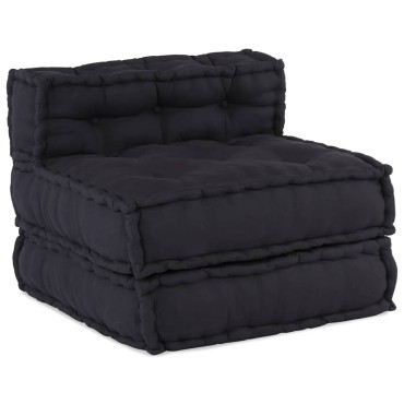 vidaXL Modular Pouffe Anthracite 70x70x54 ύφασμα 70x70x54 cm