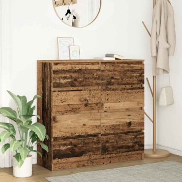 vidaXL Ντουλάπι Παλιό Ξύλο 100x35x99cm από Επεξεργασμένο Ξύλο 1 τεμ.