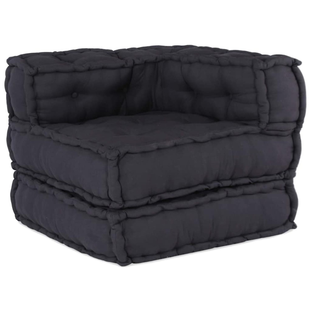 vidaXL Modular Pouffe Anthracite 70x70x54 ύφασμα 70x70x54 cm
