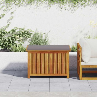 vidaXL Κουτί Μαξιλαριών Εξ. Χώρου 90x50x60,5cm Μασίφ Ξύλο Ακακίας