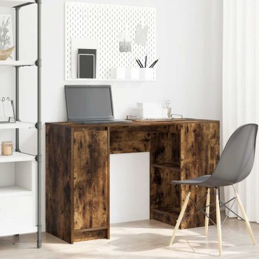 vidaXL Γραφείο Καπνιστή Δρυς 120x42x76cm από Επεξεργασμένο Ξύλο 1 τεμ.