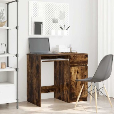 vidaXL Γραφείο Καπνιστή Δρυς 86x49x76cm από Επεξεργασμένο Ξύλο 1 τεμ.