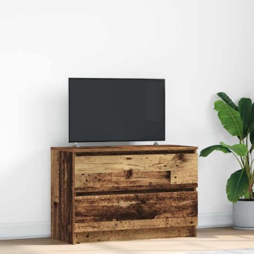 vidaXL Έπιπλο Τηλεόρασης Όψη Παλαιού Ξύλου 80x35x54cm Επεξ. Ξύλο
