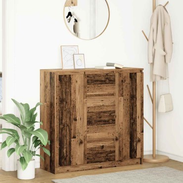 vidaXL Συρταριέρα με Συρτάρια Παλαιό ξύλο 100,5x35x98,5cm Επεξ. Ξύλο 1 τεμ.